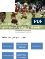 The Role of Schools in Career and Employability Learning