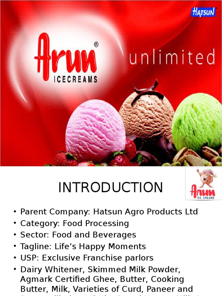 Arun Icecream Competition Brand