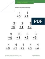 Belajar Anak - Penjumlahan Angka 1-4