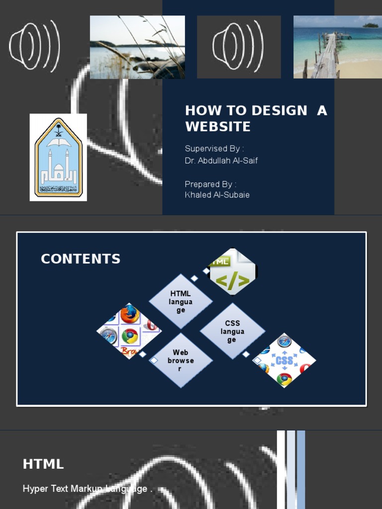 Website Design Basics: HTML & CSS | PDF