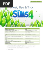 Cheat the Sims 4