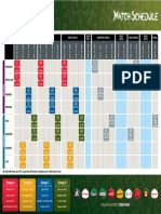 Euro Match Schedule