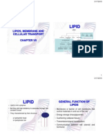 Lipid, Membrane and Celullar Transport