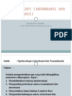 Sap 3 (Spektroskopi (Absorbansi Dan Transmitansi)