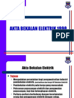 Akta Bekalan Elektrik 1990