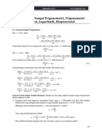 II 3 Turunan Fungsi Trigonometri Logaritmik Eksponensial