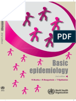 Basic Epidemiology. WHO