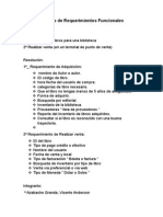 Análisis de Requerimientos Funcionales