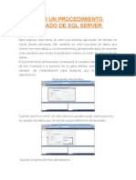 Ejecutar Un Procedimiento Almacenado de SQL Server Desde