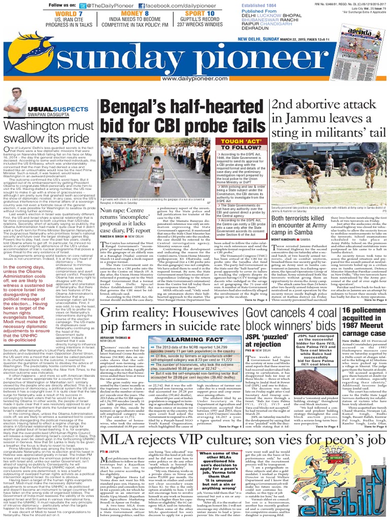 Epaper Delhi English Edition 22-03-2015 | PDF | Cinderella