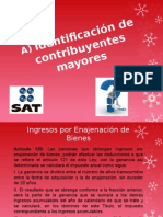 A) Identificación de Contribuyentes Mayores