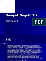 Dampak Negatif TIK