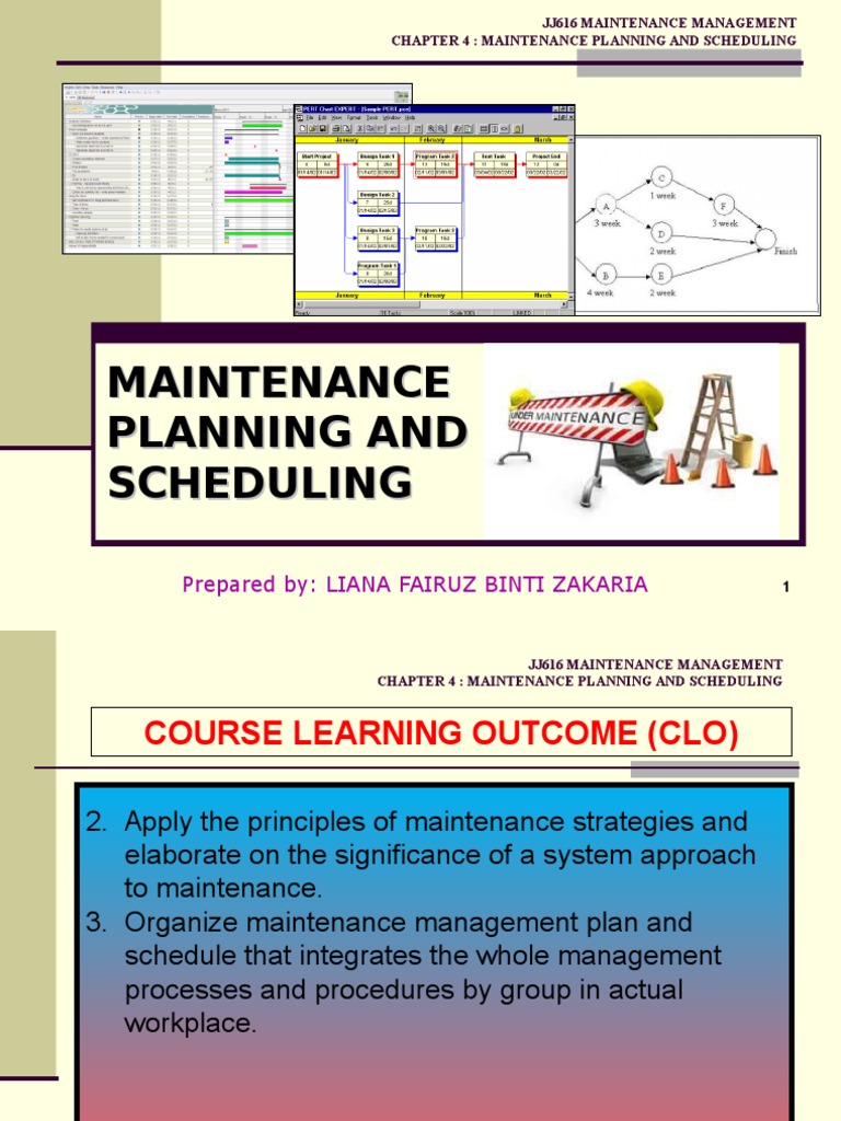 Maintenance Planning and Scheduling Guide | PDF | Scheduling ...