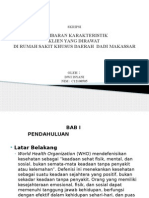 Gambaran Karakteristik Klien Yang Dirawat Di Rumah Sakit