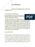 Una Propuesta de Comunicacion Por Juan Manuel Fernández Moreno