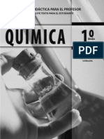 1º Medio - Química - Editorial Cal y Canto - Guía Didáctica Para El Profesor