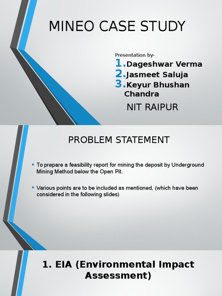 Complete Mine Plan | PDF | Mining | Environmental Impact Assessment