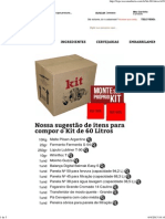 Kit 60 Litros - WE Consultoria