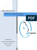 Download ENT AyaSalahEldeen by Fatma Shnewra SN261572388 doc pdf