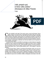 "Vivo Fuori Città, Proprio Qui, Lo Puoi Vedere Bene Sulla Cartina" La Poesia Performance Di Allan Vizents Di Nicholas Zurbrugg