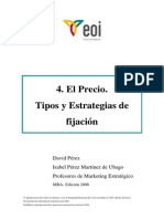 El Precio. Tipos y Estrategias de fijación