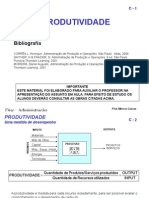 INTRODUÇÃO A PRODUTIVIDADE