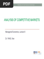 BSP1005 Lecture 6 - Competitive Markets