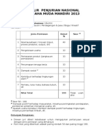 Form Penjurian Wilayah WM 2013