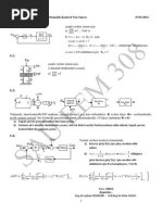 Otomatik Kontrol Sistemleri - Sakarya Üniversitesi 2012 Vize Soruları