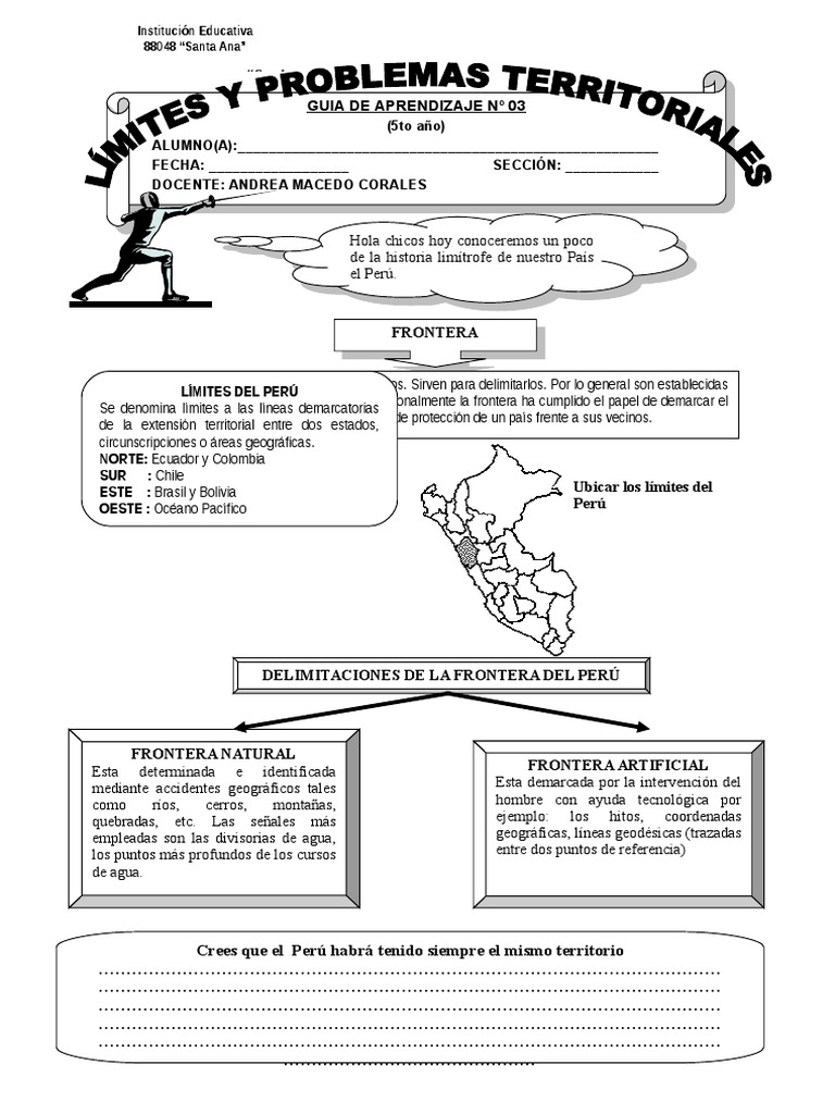 Problemas Limitrofes | Perú | Relaciones Internacionales