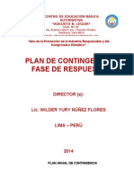 Plan de Gestion de Contingencia 2014