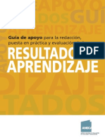 Aneca, Redactar y Evaluar Resultados de Aprendizaje.