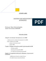 Cours de Gestion Des Ressources Humaines Prof Jidoor - 1