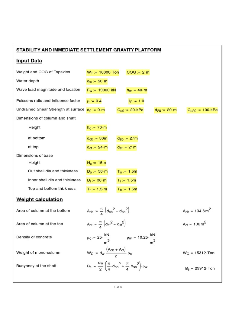 Gravity Platform Stability Analysis | PDF | Materials Science ...