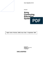 Ar621 - 5 Army Continuing Education Program