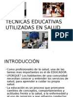 Tecnica s Educativa Sen Salud