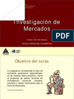 CURSO INVESTIGACION DE MERCADOS - 05mar2015 Usmp PDF