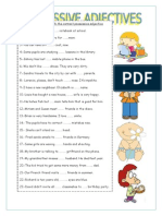 Possessive Adjectives