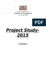 Project Study Guidelines