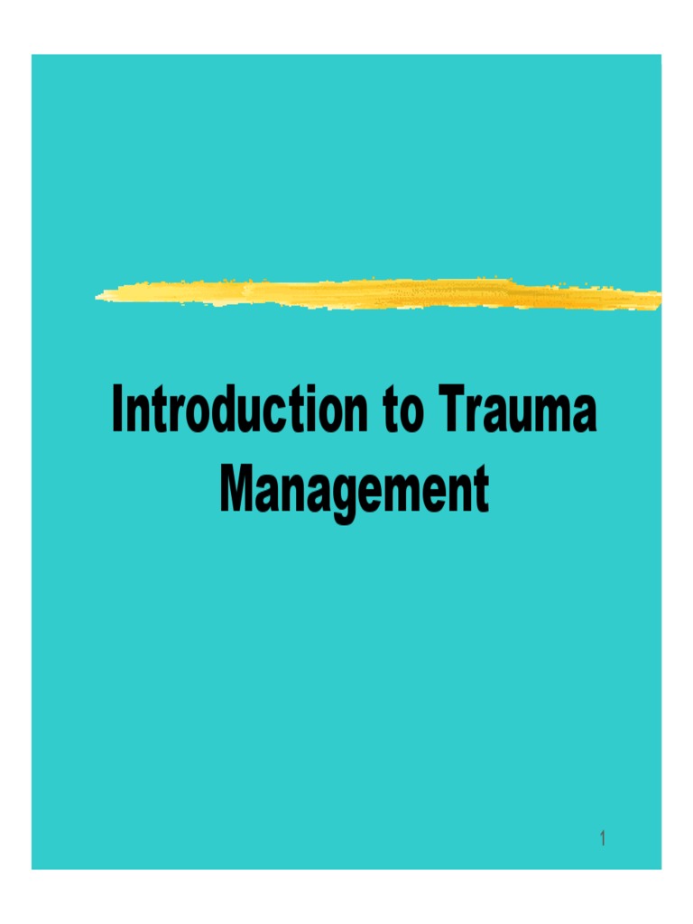 Trauma Management in Indonesia: Key Insights | PDF | Science & Mathematics