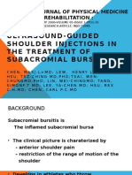 Ultrasound-Guided Shoulder Injections in The Treatment of Subacromial Bursitis