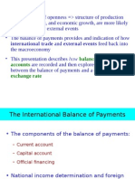 Balance of Payments(1)