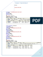 Semana 1 - Base de Datos II