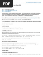 How To Install Snort On CentOS