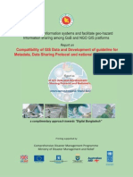 Compatibility of GIS Data and Development of Guideline For Metadata, Data Sharing Protocol and National GIS Data Policy - 2009