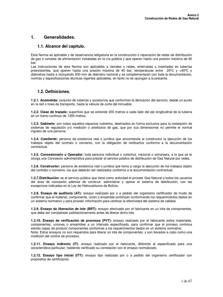 Construccion de Redes de Gas Natural - Bolivia | PDF | Soldadura ...