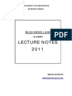 2011sem1 Lecture Notes