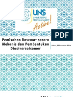 Pemisahan Rasemat Secara Mekanis Dan Pembentukan Diastrereoisomer