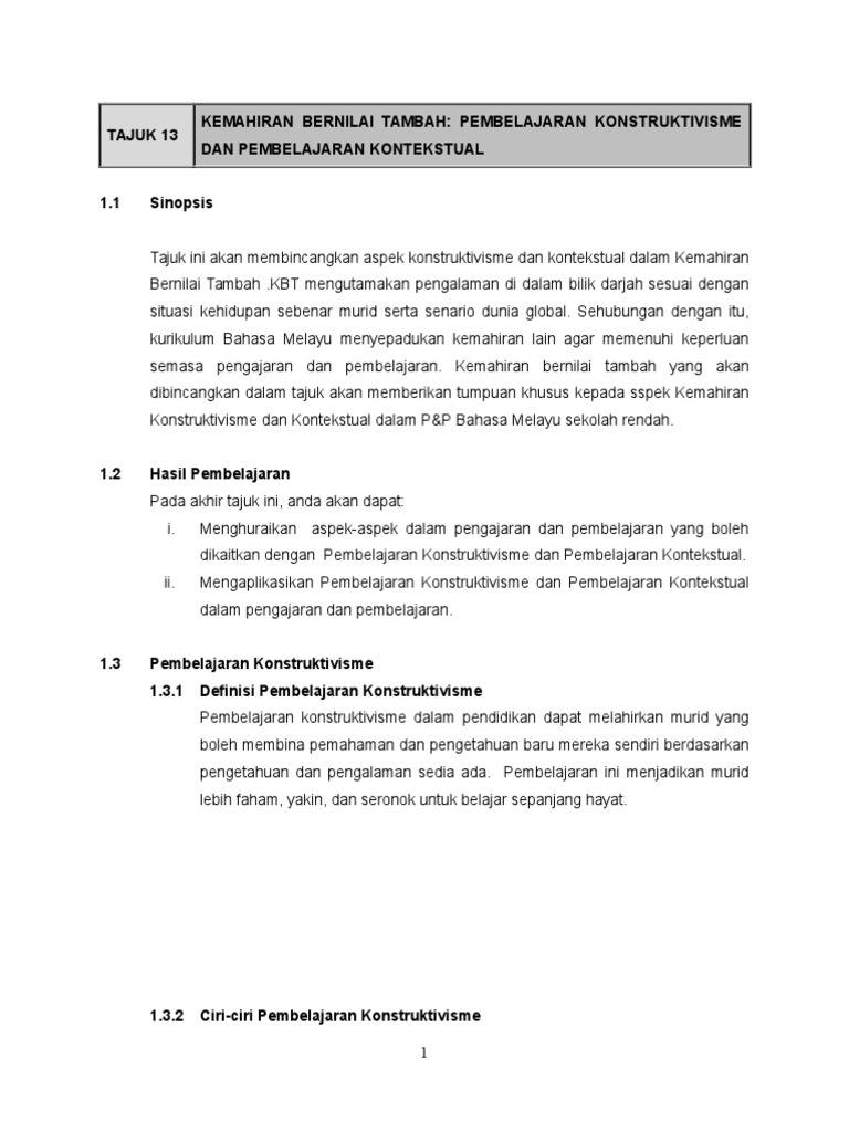 Gratis Download Gambar Kemahiran Bernilai Tambah Pembelajaran Konstruktivisme Dan Terupdate by Cikimm.com