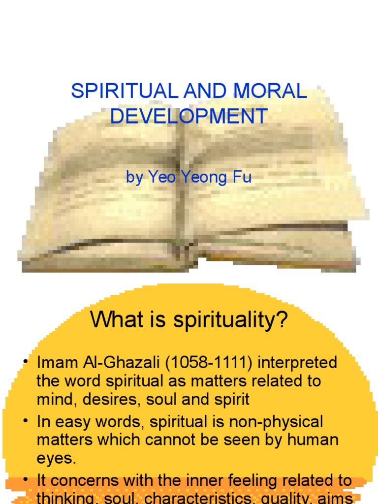 spiritual and moral development.ppt Morality Spirituality